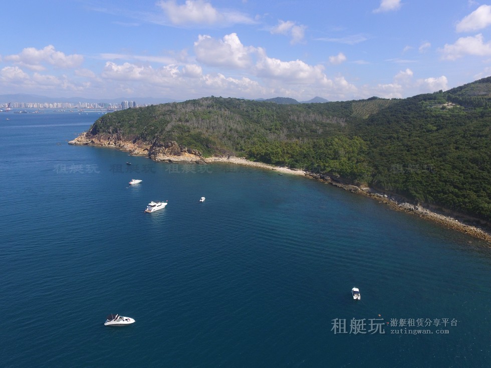 三亞旅游游艇租賃，三亞港至三亞角航線