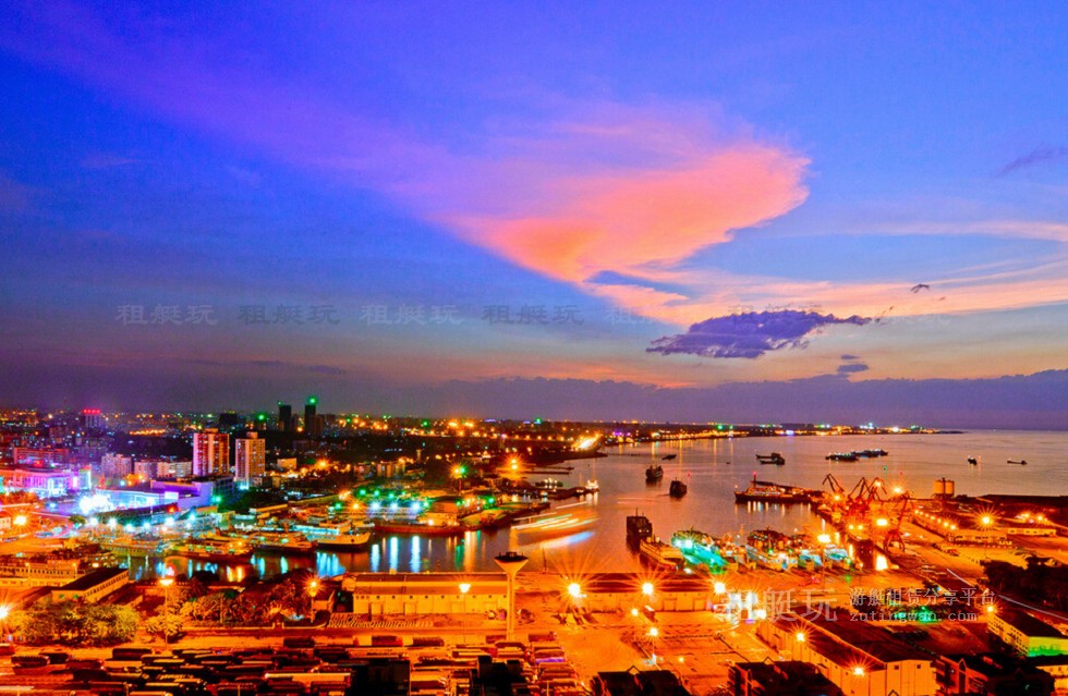 新埠島國(guó)際游艇碼頭→白沙門(mén)公園→世紀(jì)大橋→萬(wàn)綠園→秀英港→西海岸會(huì)展中心 新埠島國(guó)際游艇碼頭→白沙門(mén)公園→世紀(jì)大橋→萬(wàn)綠園→秀英港→西海岸會(huì)展中心